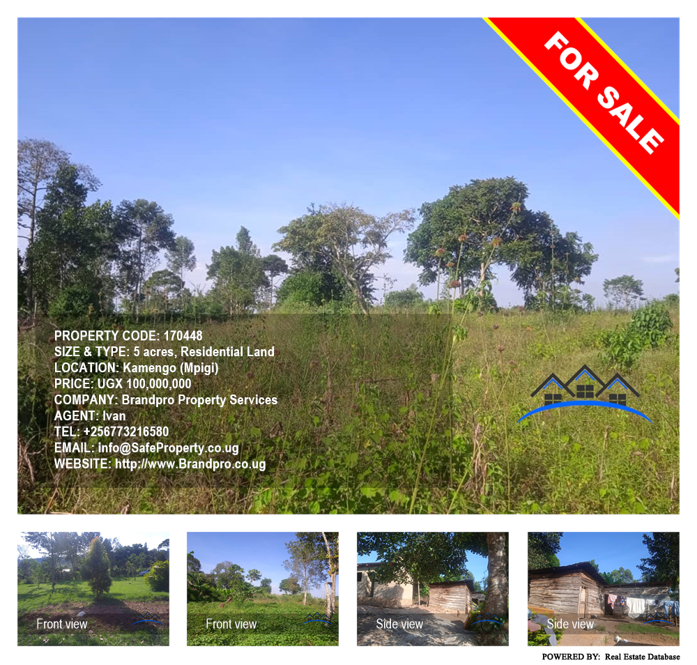 Residential Land  for sale in Kamengo Mpigi Uganda, code: 170448
