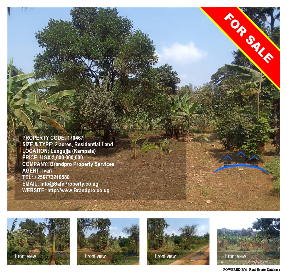 Residential Land  for sale in Lungujja Kampala Uganda, code: 170467