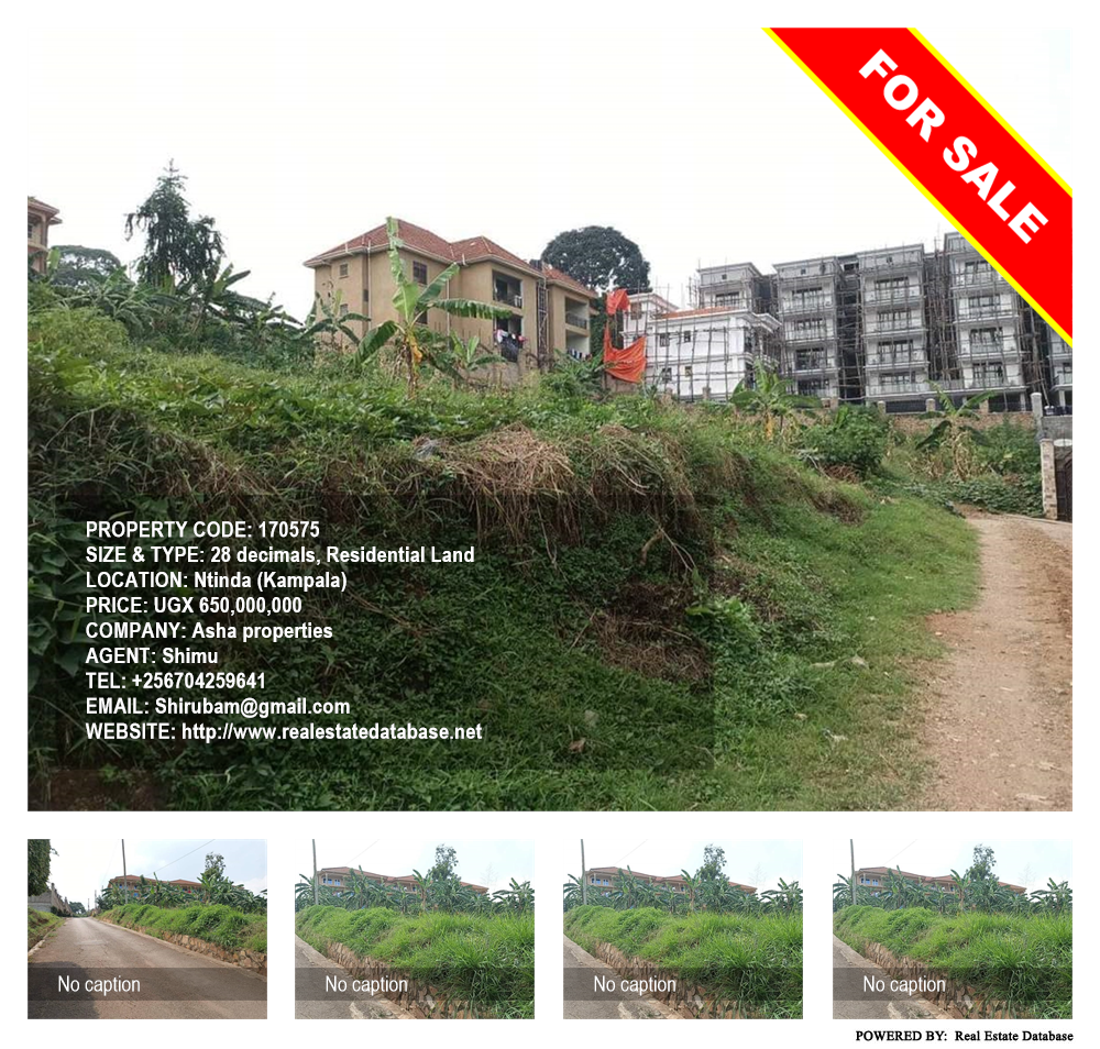 Residential Land  for sale in Ntinda Kampala Uganda, code: 170575