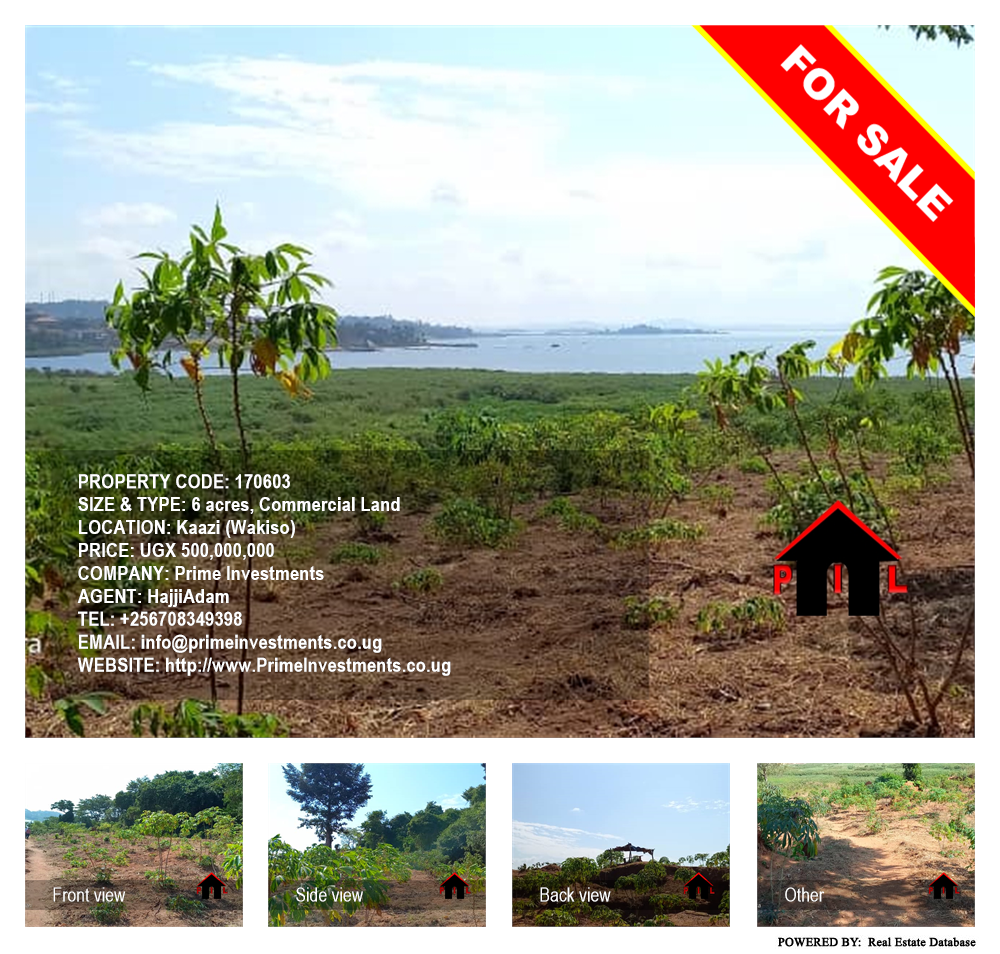 Commercial Land  for sale in Kaazi Wakiso Uganda, code: 170603