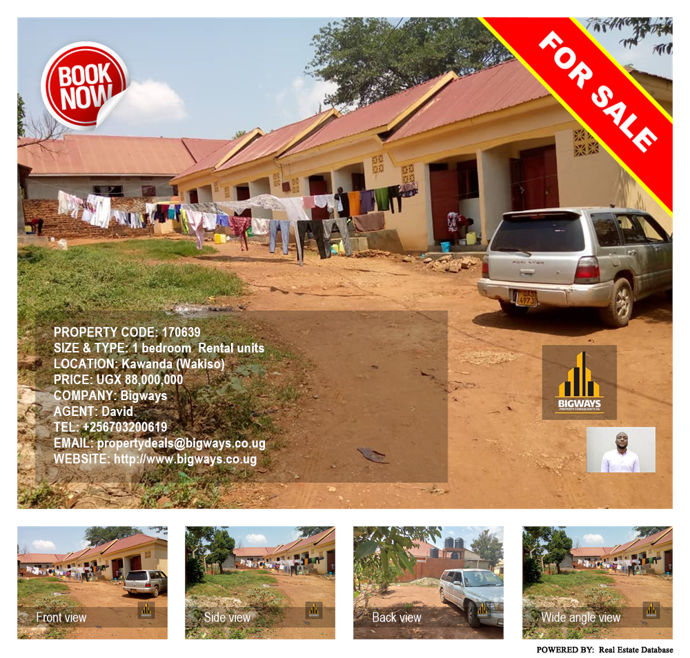 1 bedroom Rental units  for sale in Kawanda Wakiso Uganda, code: 170639