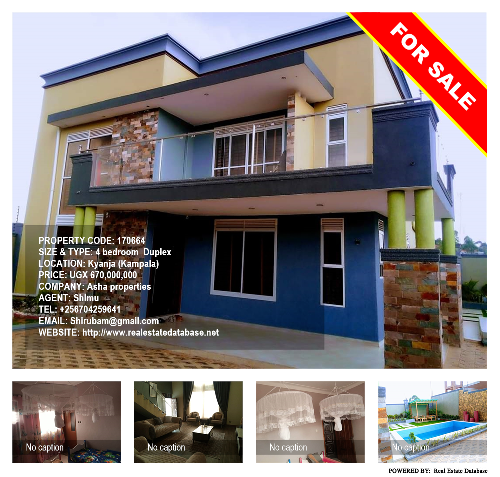 4 bedroom Duplex  for sale in Kyanja Kampala Uganda, code: 170664