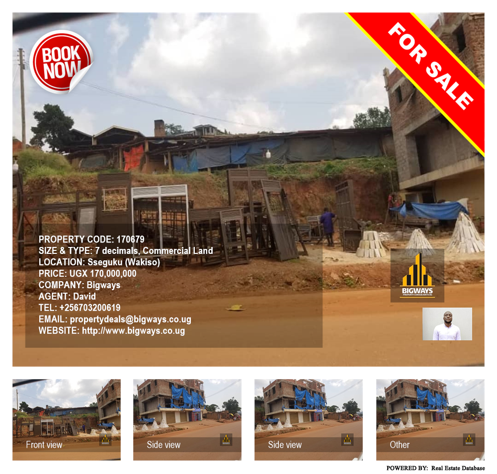 Commercial Land  for sale in Seguku Wakiso Uganda, code: 170679