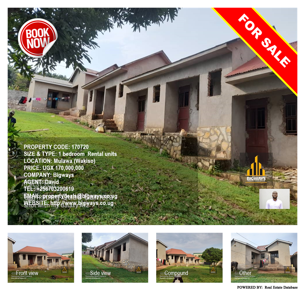 1 bedroom Rental units  for sale in Mulawa Wakiso Uganda, code: 170720