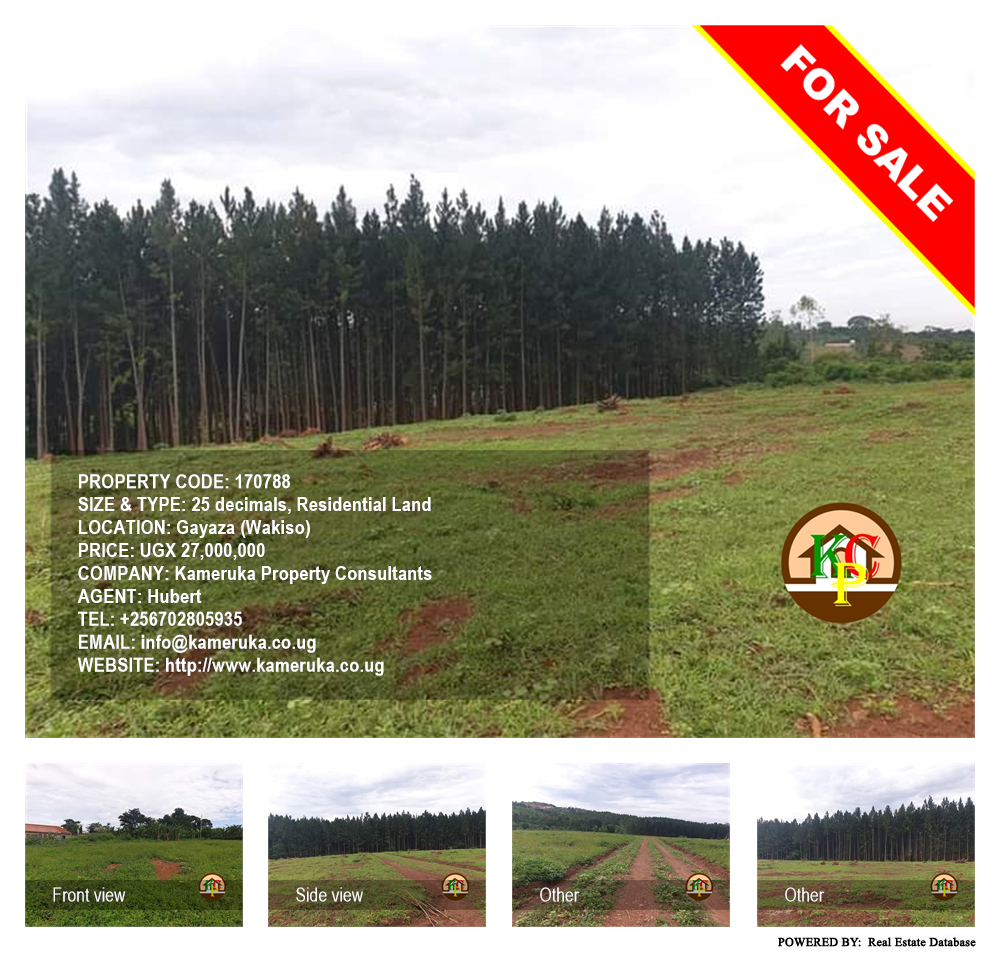 Residential Land  for sale in Gayaza Wakiso Uganda, code: 170788