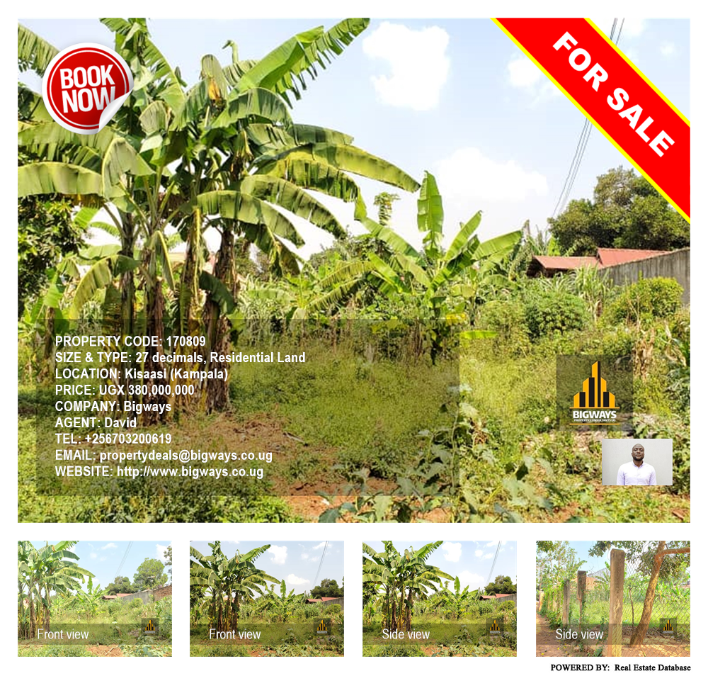 Residential Land  for sale in Kisaasi Kampala Uganda, code: 170809