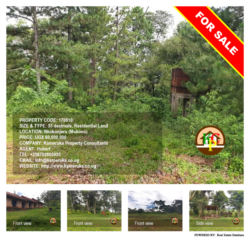 Residential Land  for sale in Nkokonjeru Mukono Uganda, code: 170810