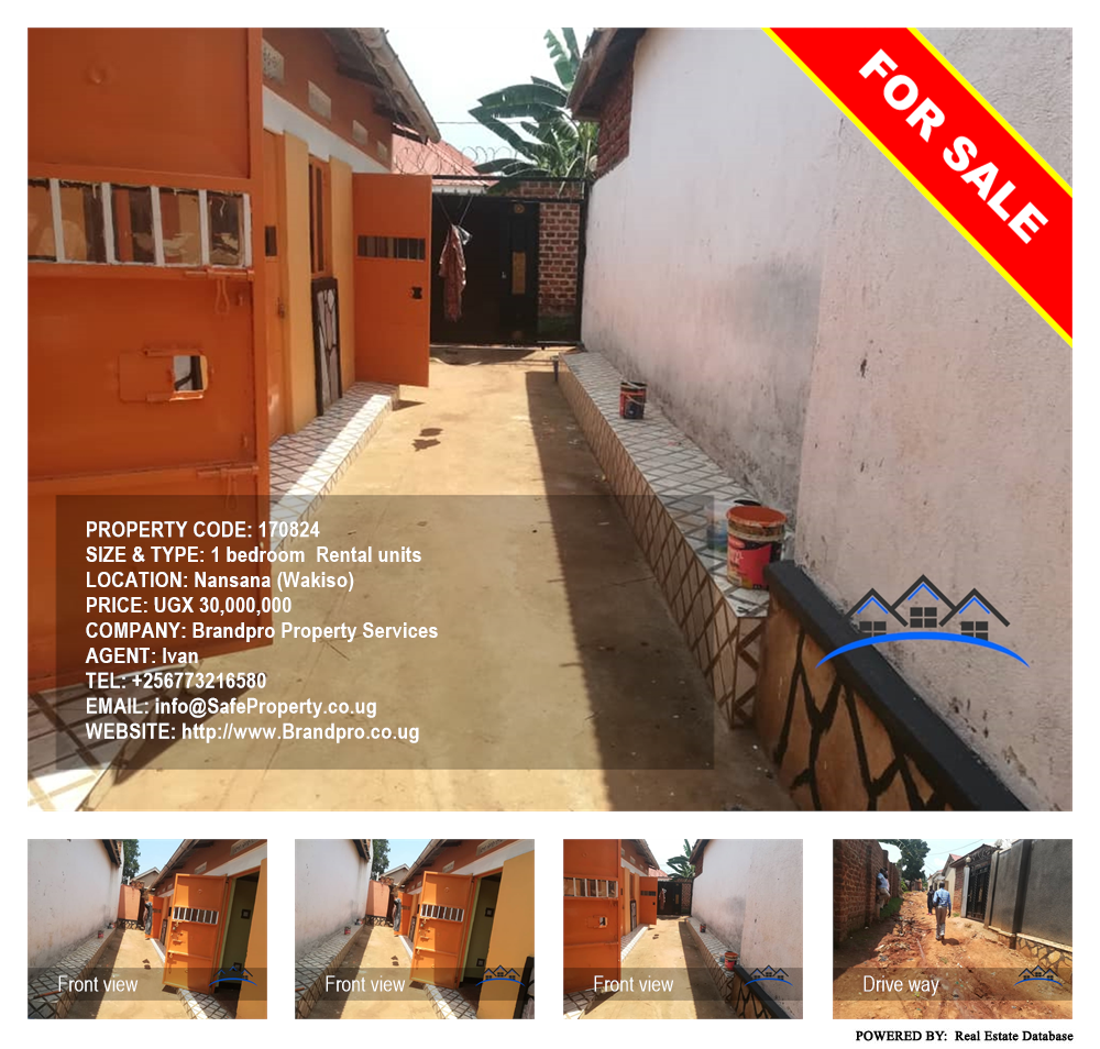 1 bedroom Rental units  for sale in Nansana Wakiso Uganda, code: 170824