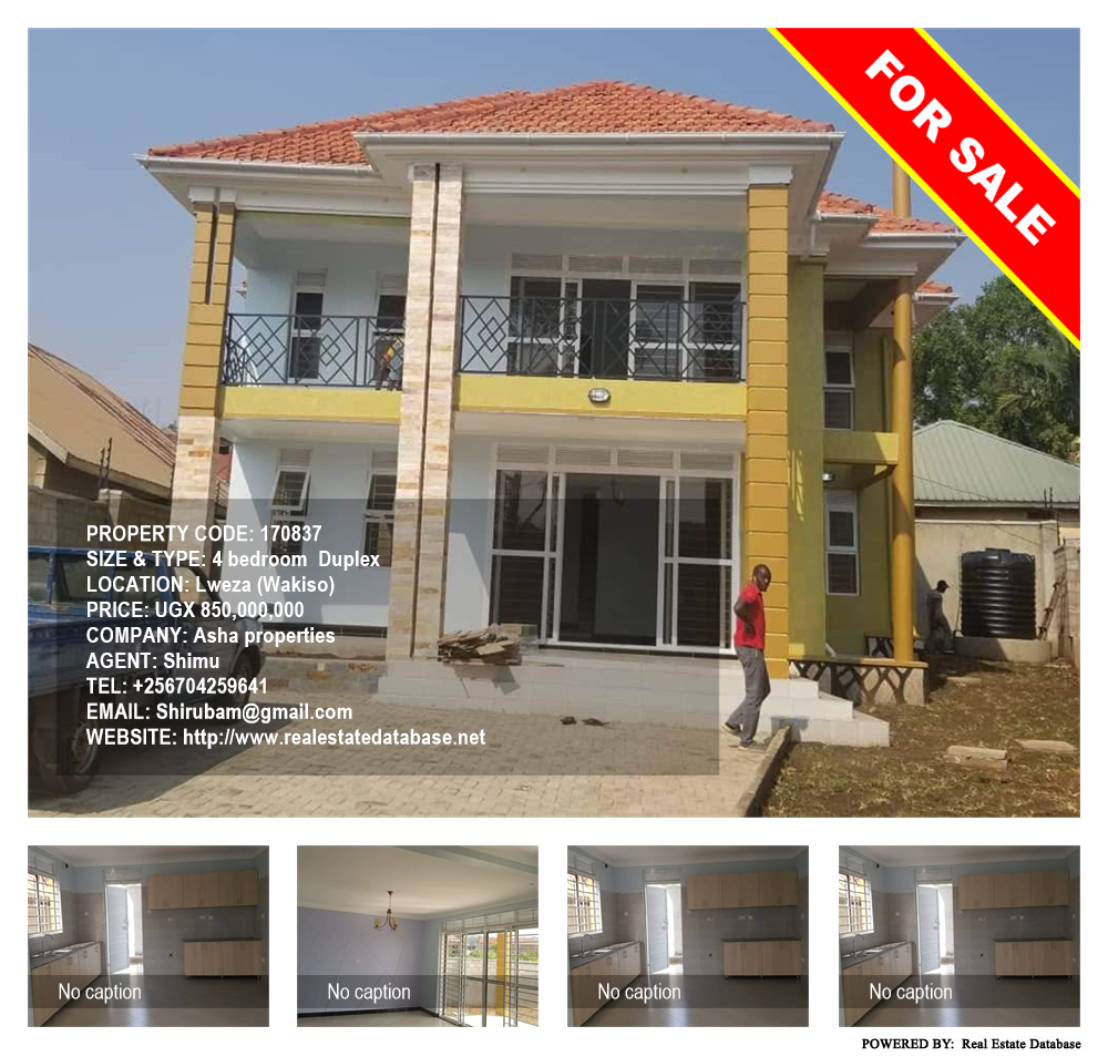 4 bedroom Duplex  for sale in Lweza Wakiso Uganda, code: 170837