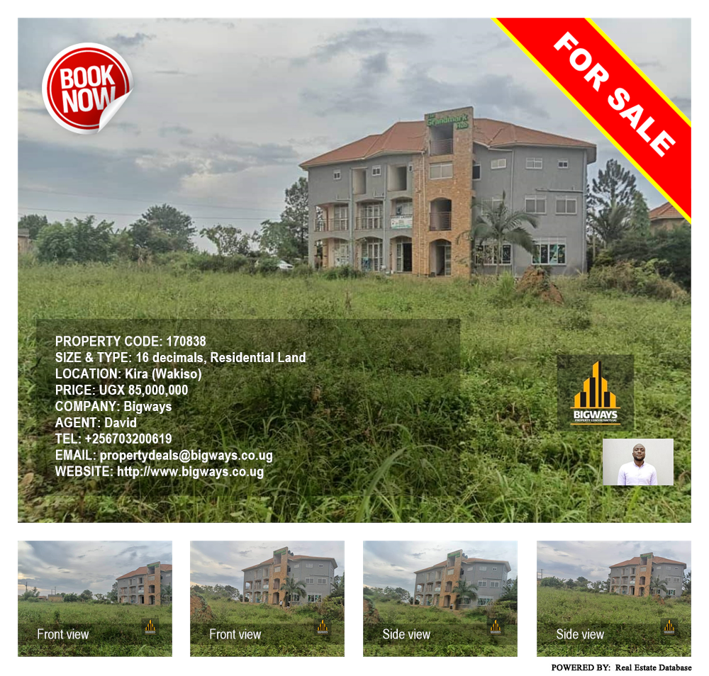 Residential Land  for sale in Kira Wakiso Uganda, code: 170838