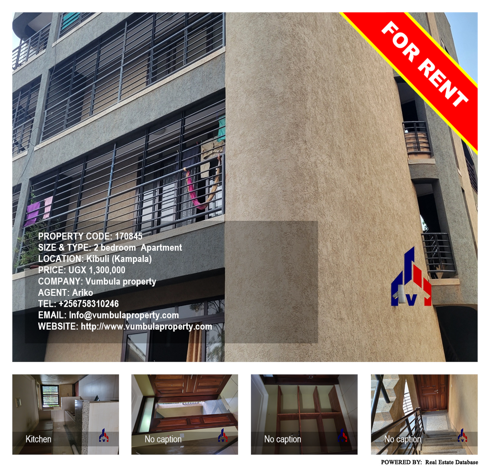 2 bedroom Apartment  for rent in Kibuli Kampala Uganda, code: 170845