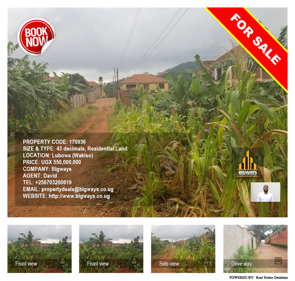 Residential Land  for sale in Lubowa Wakiso Uganda, code: 170936