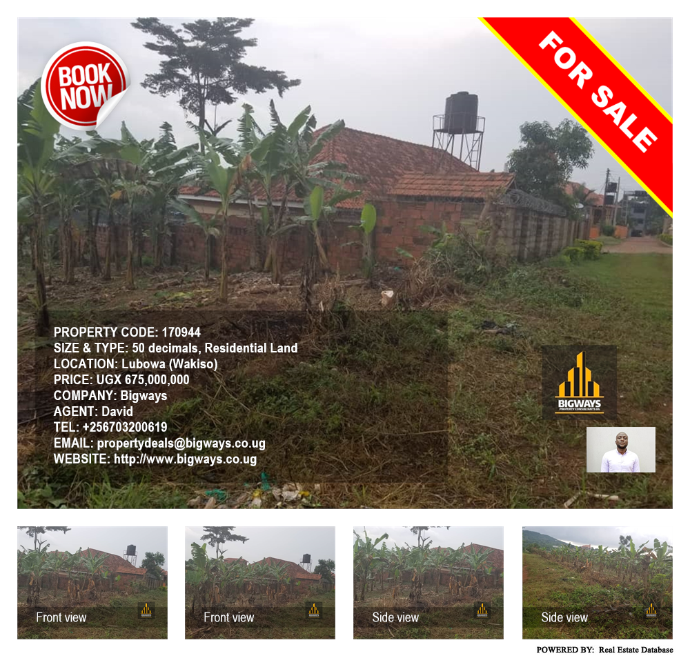 Residential Land  for sale in Lubowa Wakiso Uganda, code: 170944