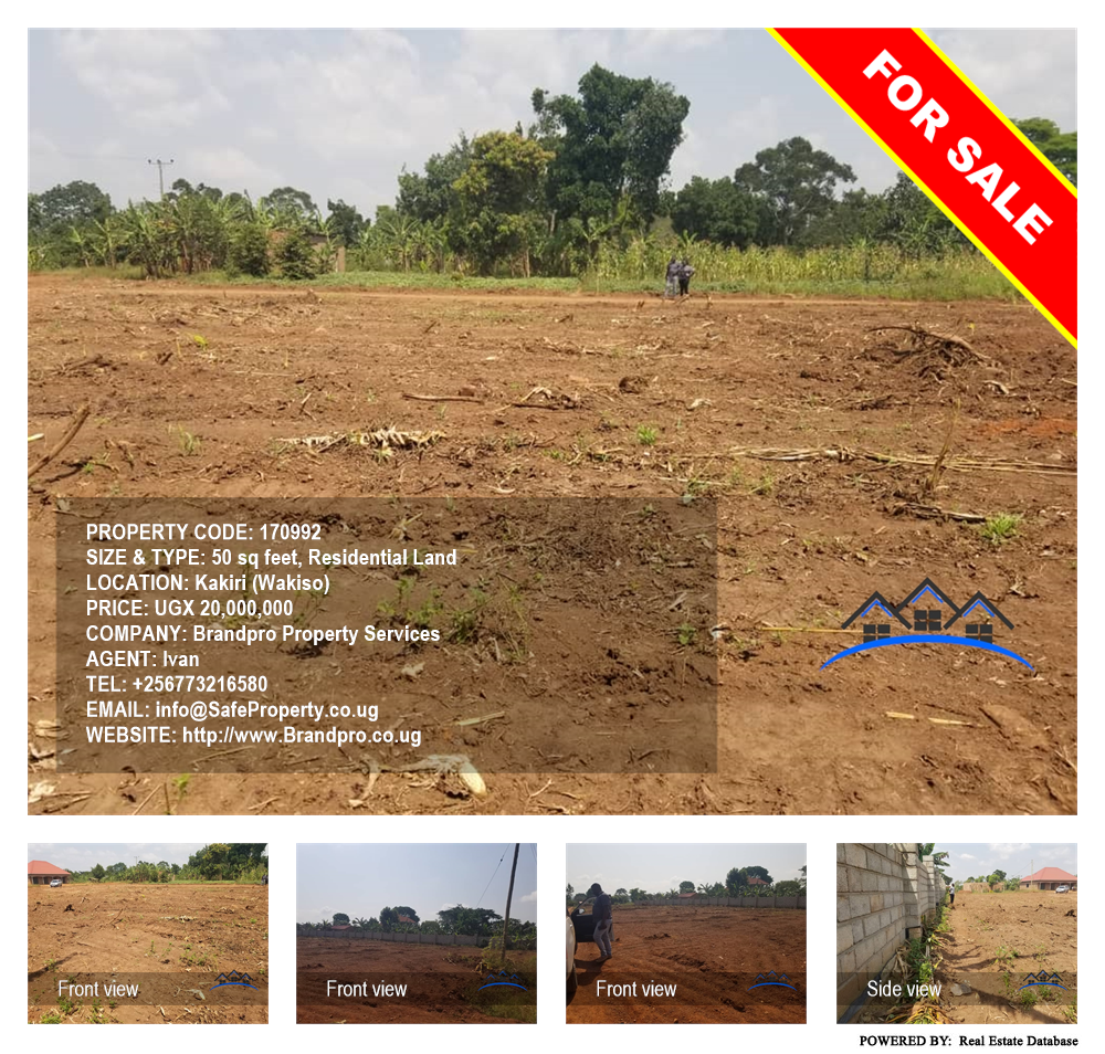 Residential Land  for sale in Kakiri Wakiso Uganda, code: 170992