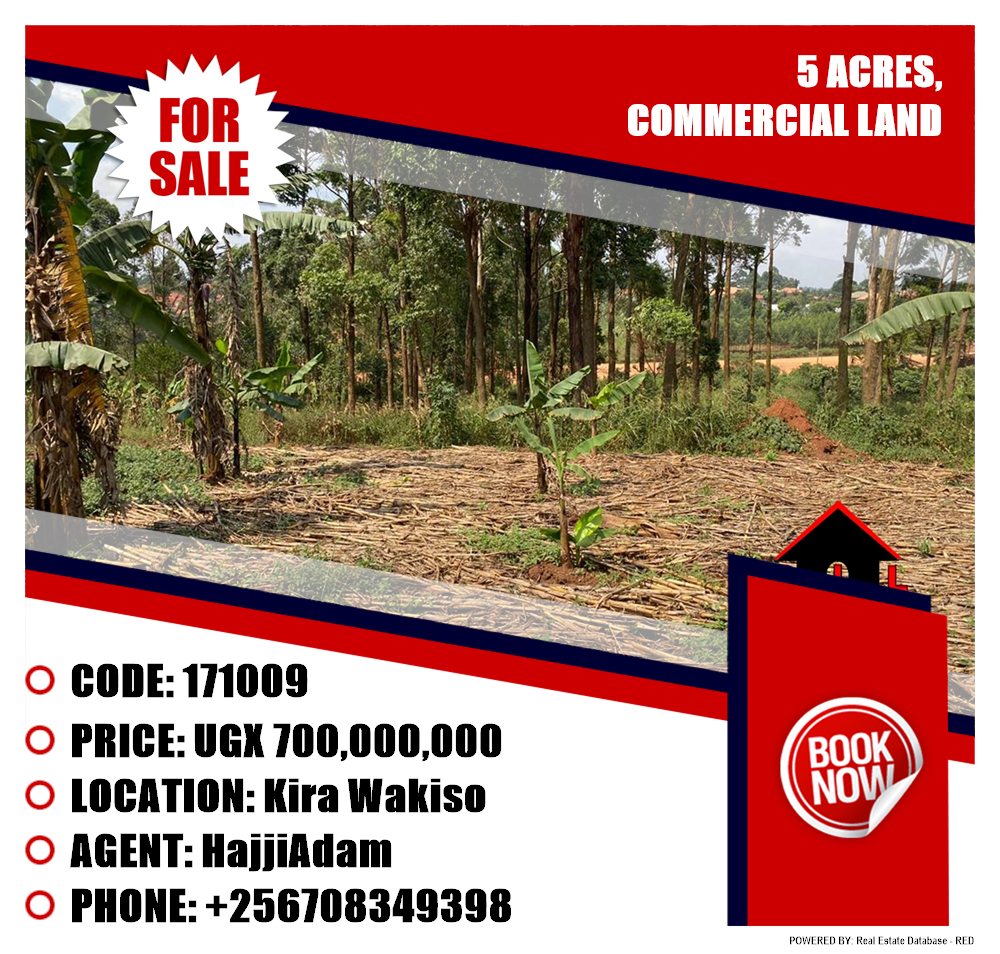 Commercial Land  for sale in Kira Wakiso Uganda, code: 171009