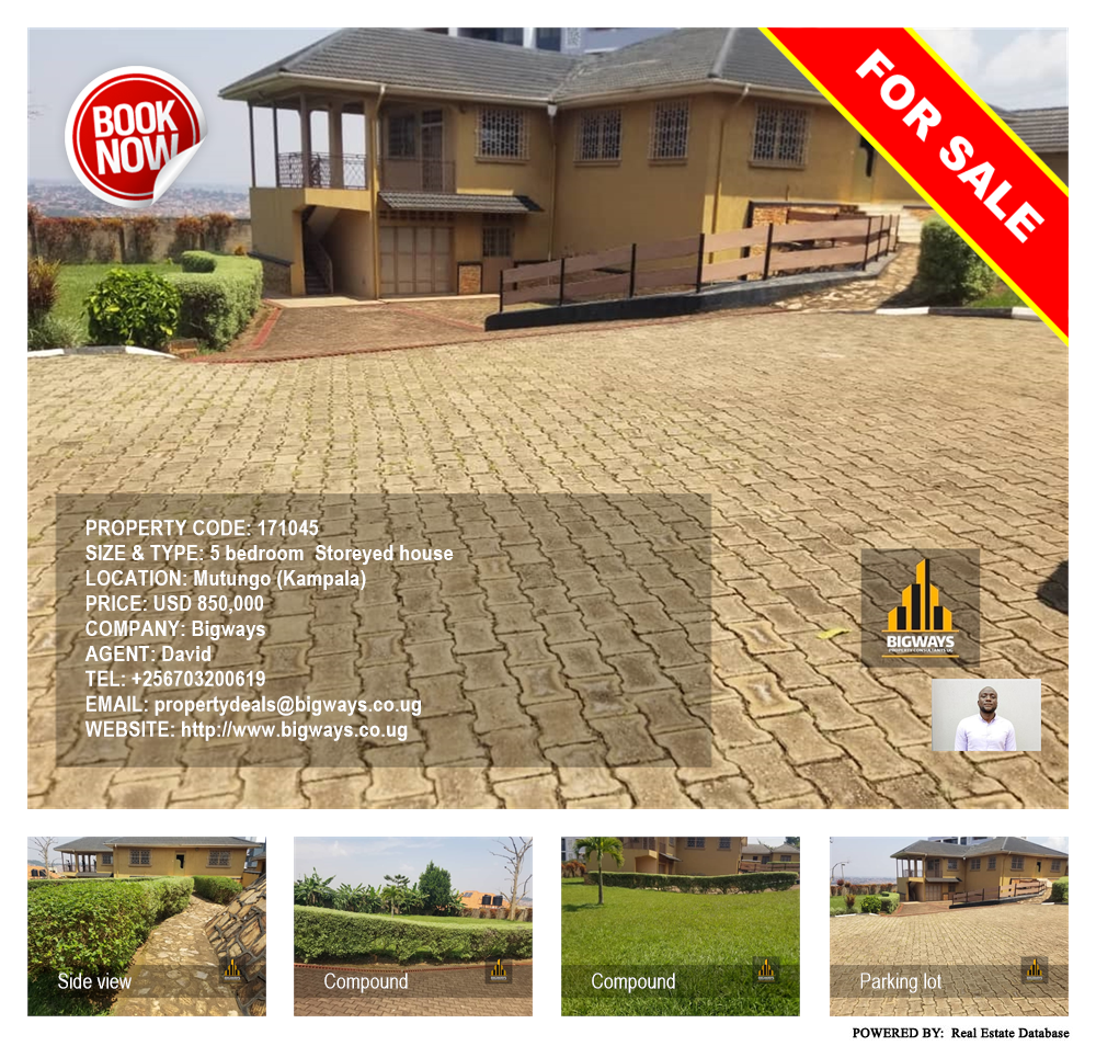 5 bedroom Storeyed house  for sale in Mutungo Kampala Uganda, code: 171045