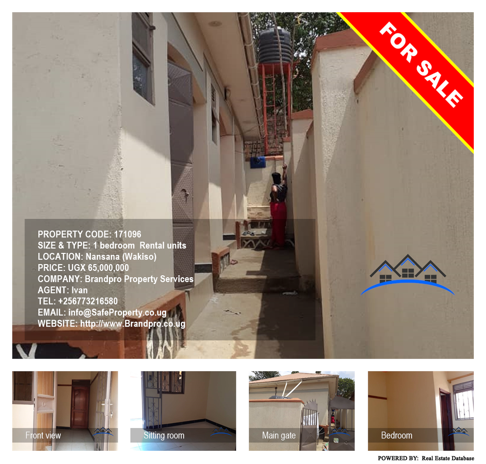 1 bedroom Rental units  for sale in Nansana Wakiso Uganda, code: 171096