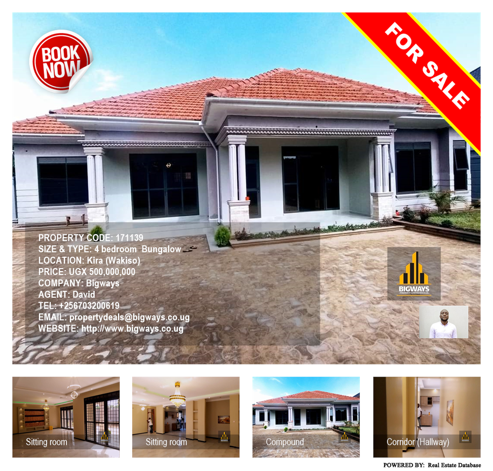 4 bedroom Bungalow  for sale in Kira Wakiso Uganda, code: 171139