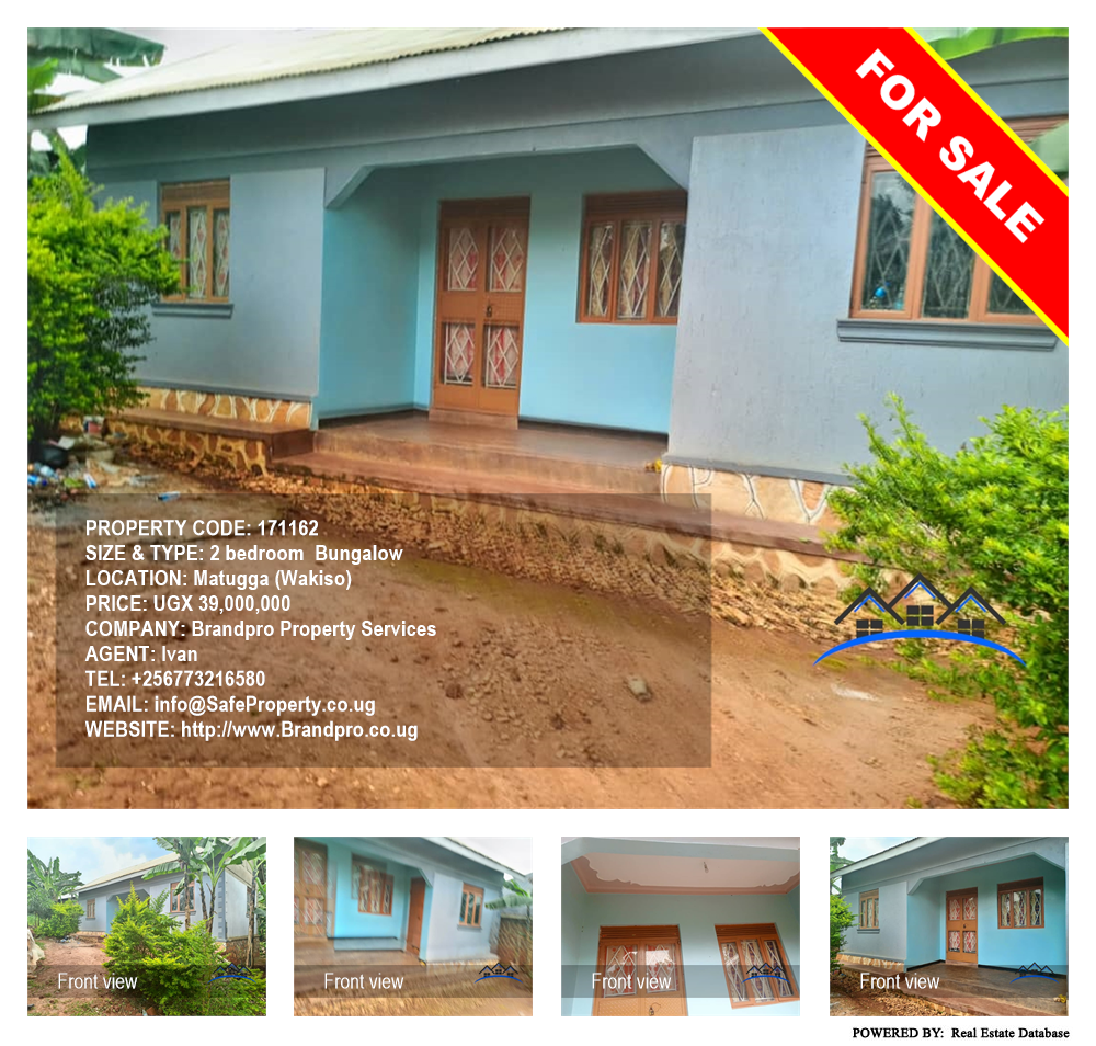 2 bedroom Bungalow  for sale in Matugga Wakiso Uganda, code: 171162