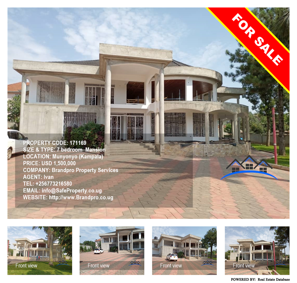 7 bedroom Mansion  for sale in Munyonyo Kampala Uganda, code: 171169