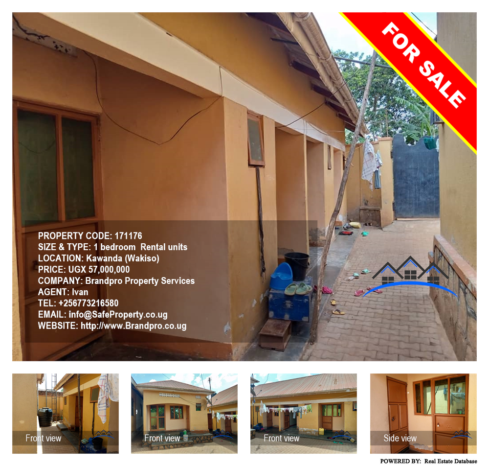 1 bedroom Rental units  for sale in Kawanda Wakiso Uganda, code: 171176