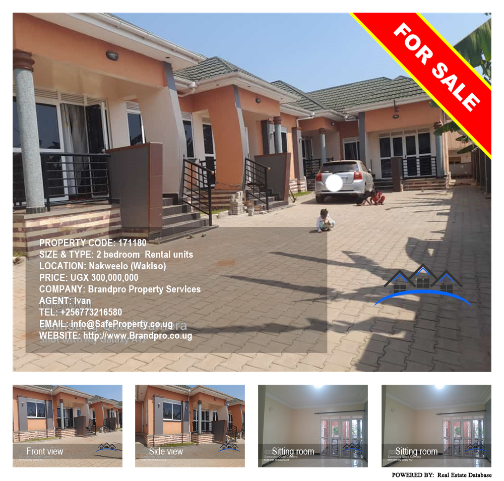 2 bedroom Rental units  for sale in Nakweelo Wakiso Uganda, code: 171180