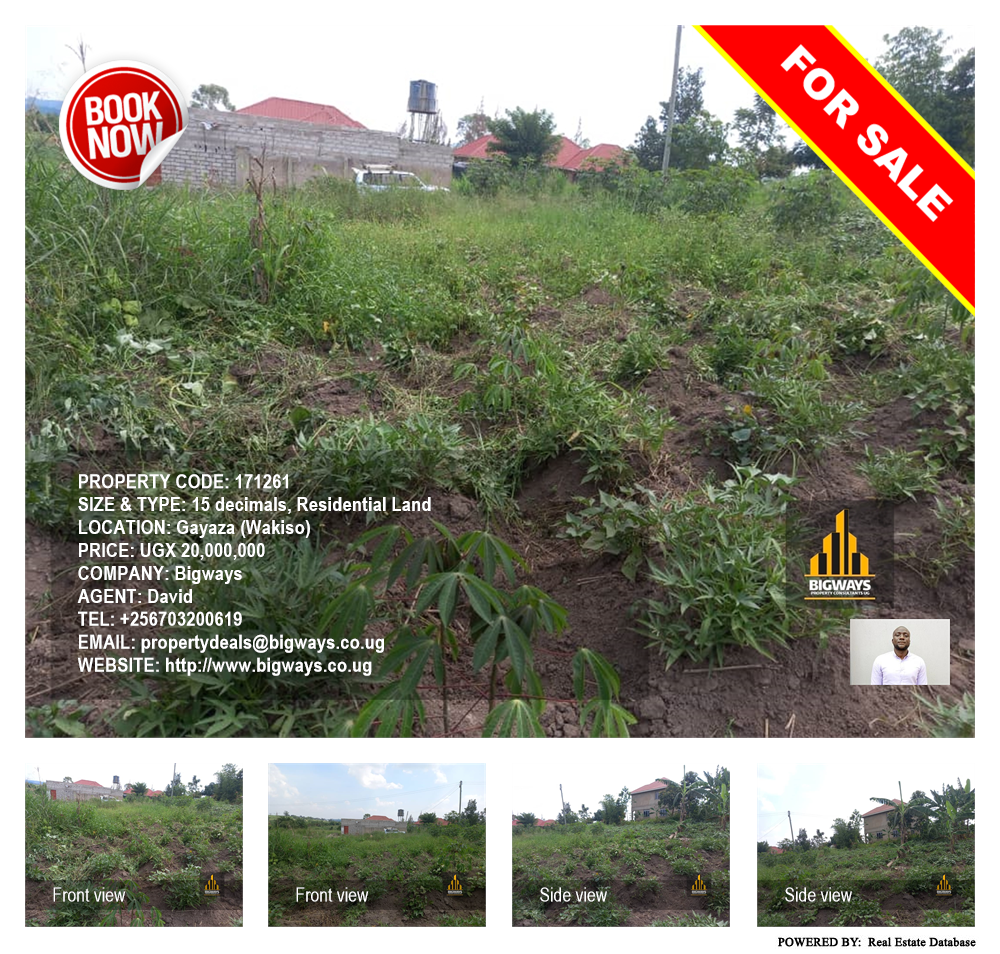 Residential Land  for sale in Gayaza Wakiso Uganda, code: 171261