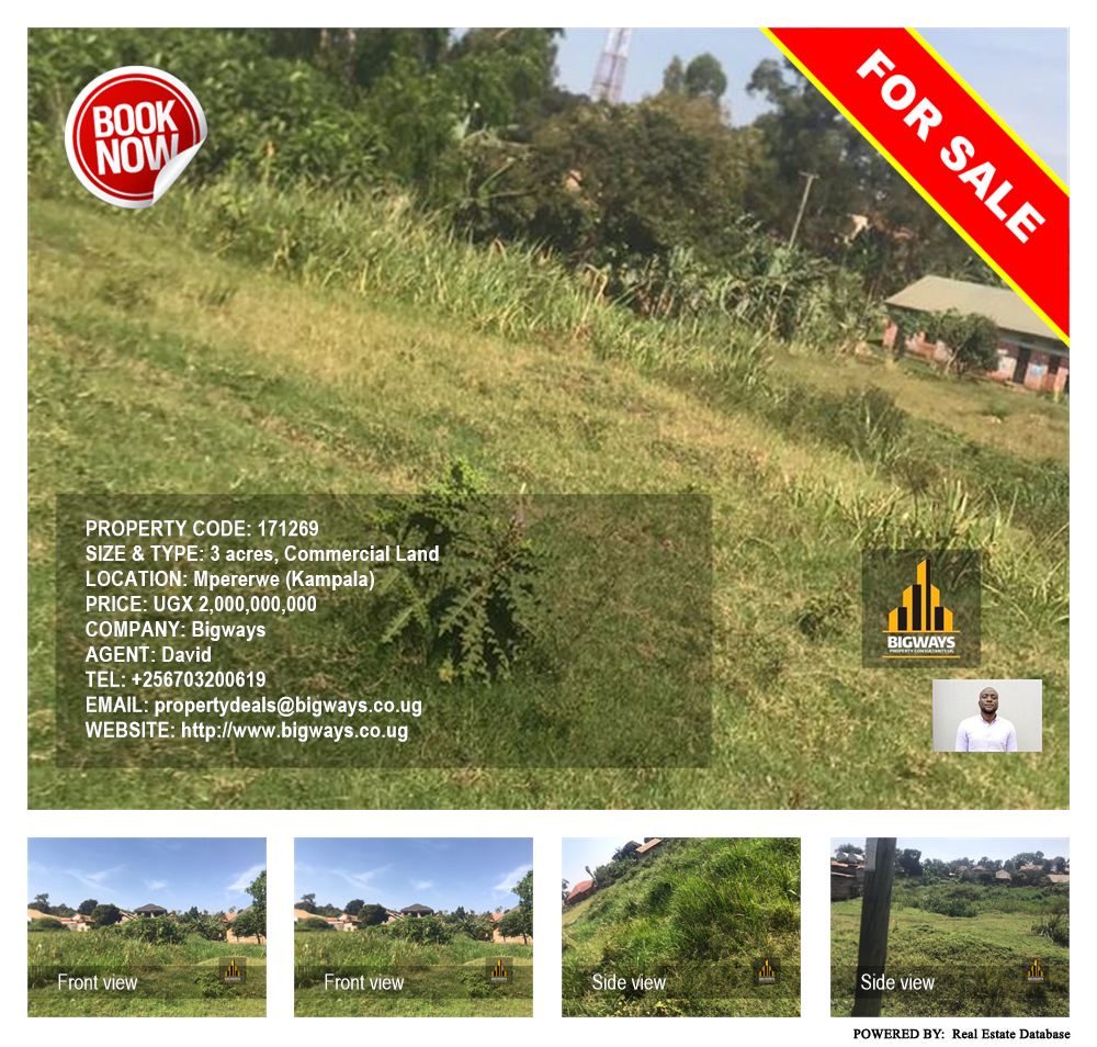 Commercial Land  for sale in Mpererwe Kampala Uganda, code: 171269