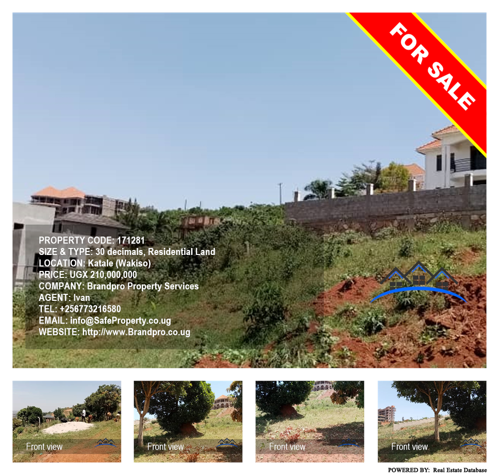 Residential Land  for sale in Katale Wakiso Uganda, code: 171281