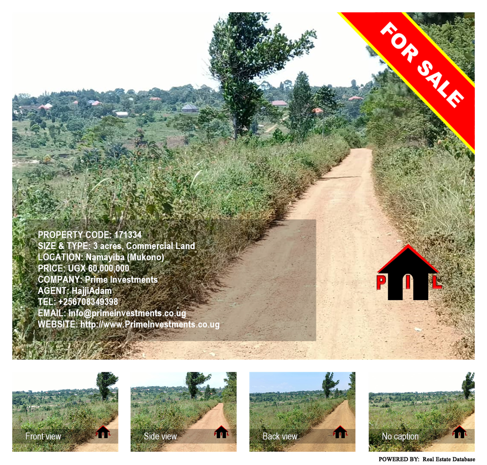 Commercial Land  for sale in Namayiba Mukono Uganda, code: 171334