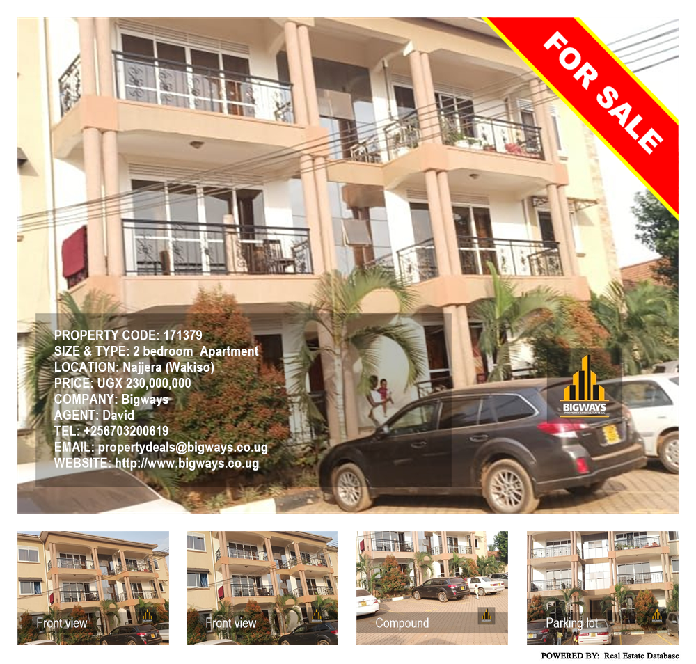 2 bedroom Apartment  for sale in Najjera Wakiso Uganda, code: 171379