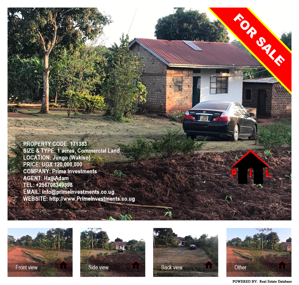Commercial Land  for sale in Jungo Wakiso Uganda, code: 171383