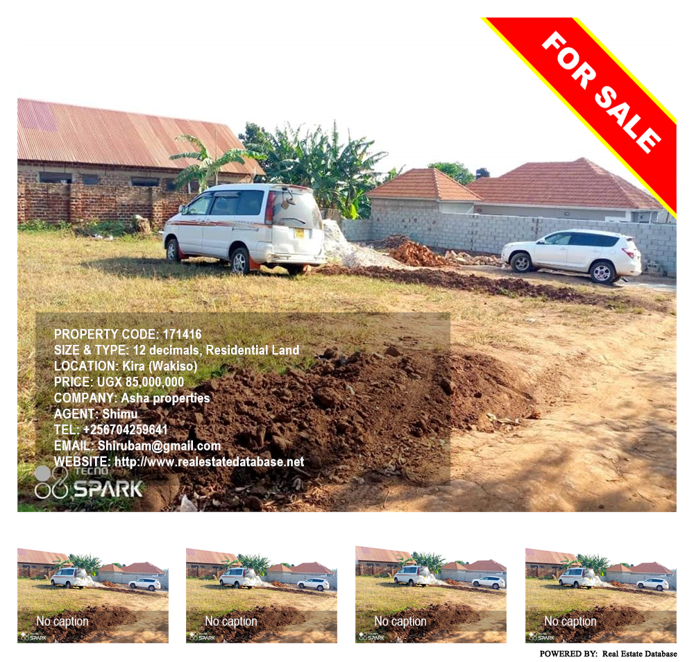 Residential Land  for sale in Kira Wakiso Uganda, code: 171416