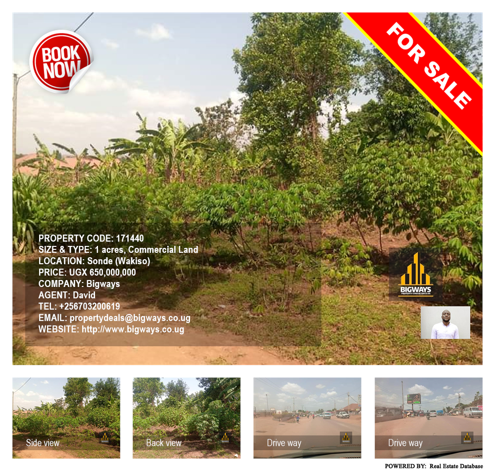 Commercial Land  for sale in Sonde Wakiso Uganda, code: 171440