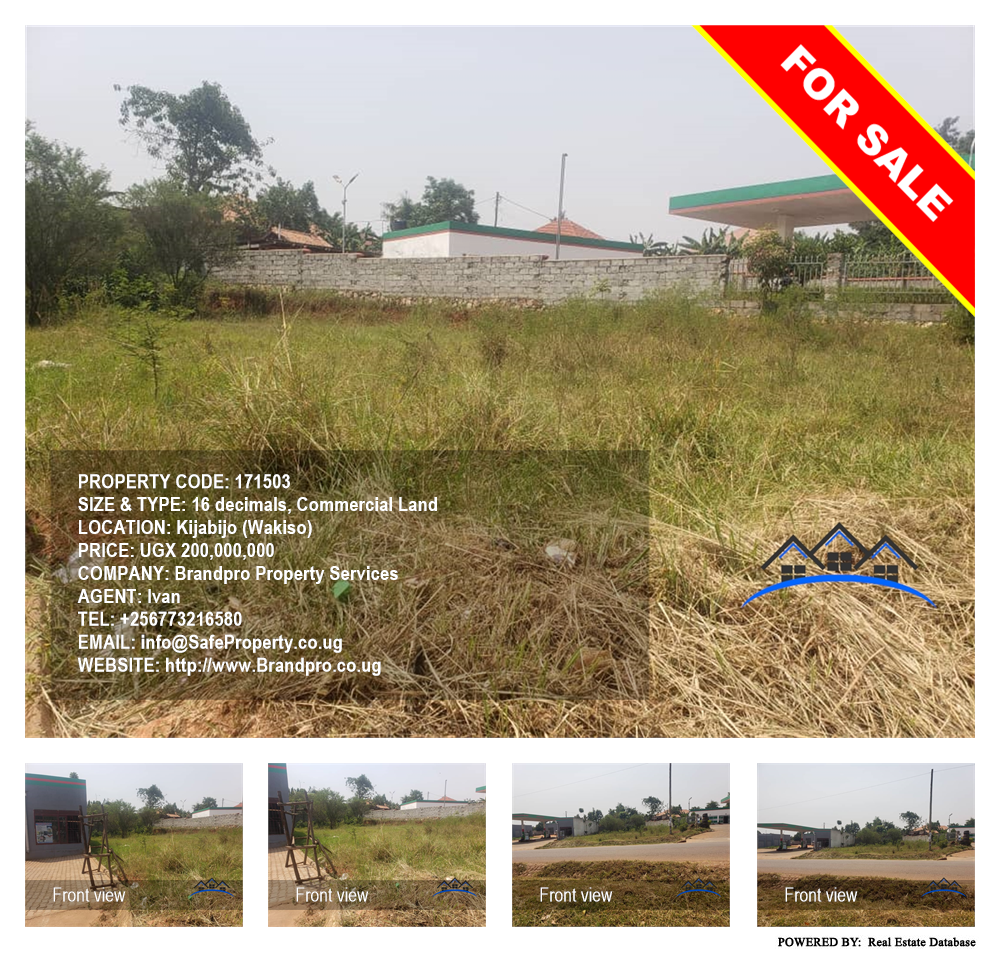 Commercial Land  for sale in Kijabijo Wakiso Uganda, code: 171503