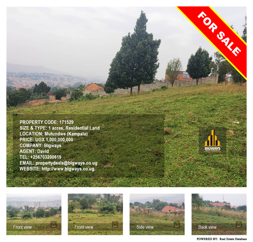 Residential Land  for sale in Mutundwe Kampala Uganda, code: 171529