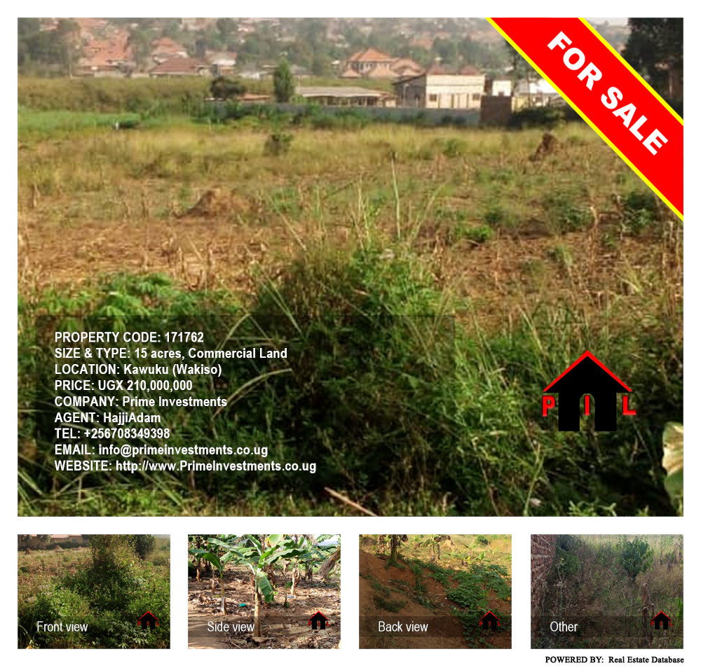 Commercial Land  for sale in Kawuku Wakiso Uganda, code: 171762