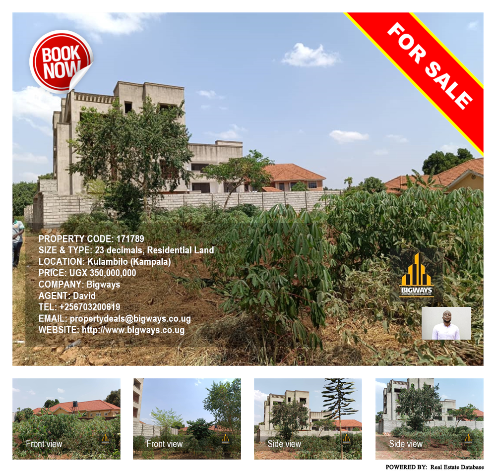 Residential Land  for sale in Kulambilo Kampala Uganda, code: 171789