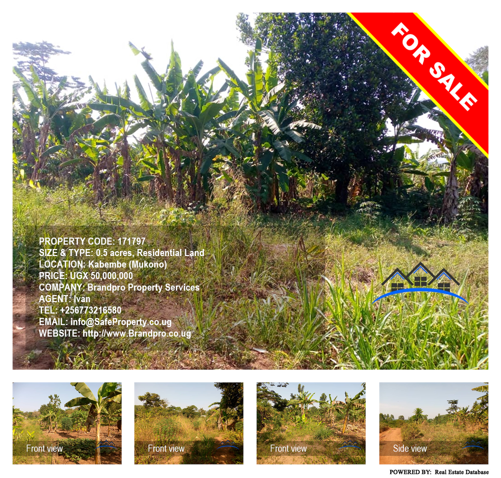 Residential Land  for sale in Kabembe Mukono Uganda, code: 171797