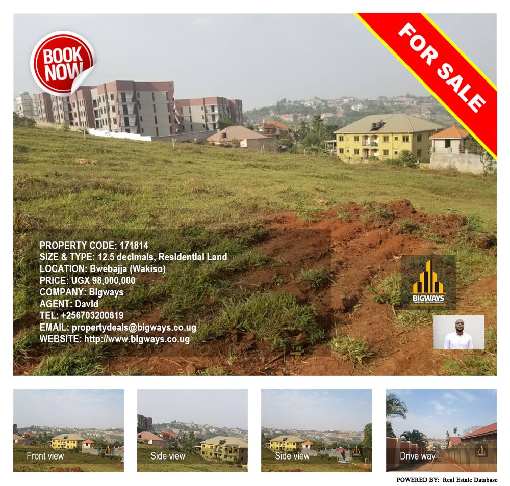 Residential Land  for sale in Bwebajja Wakiso Uganda, code: 171814