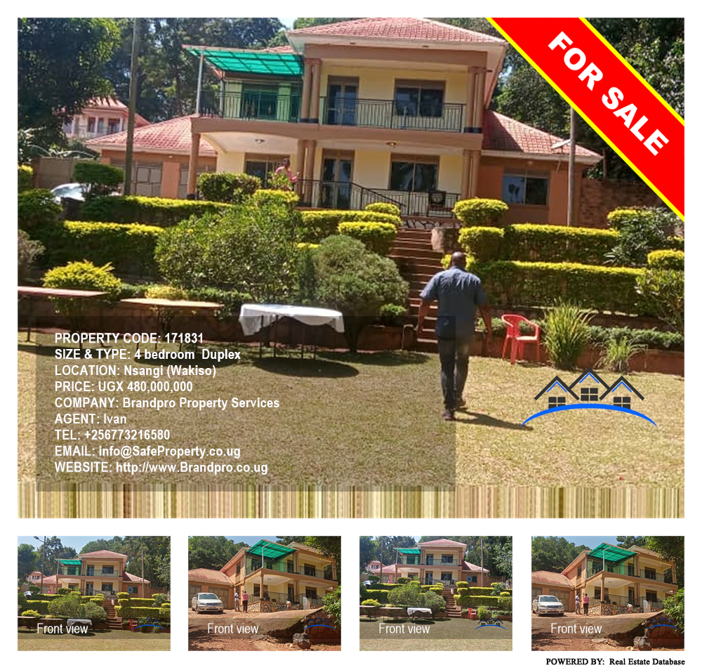 4 bedroom Duplex  for sale in Nsangi Wakiso Uganda, code: 171831