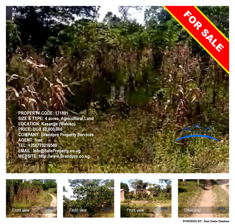Agricultural Land  for sale in Kasanjje Wakiso Uganda, code: 171891