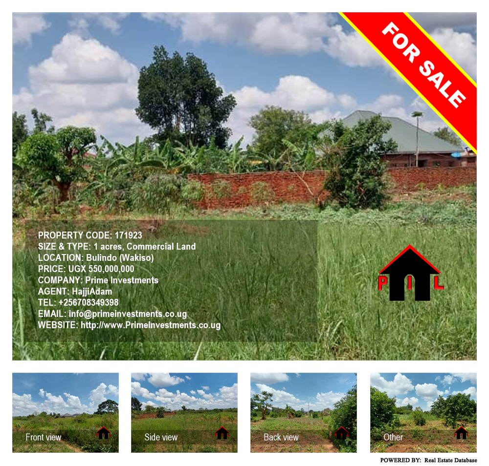 Commercial Land  for sale in Bulindo Wakiso Uganda, code: 171923