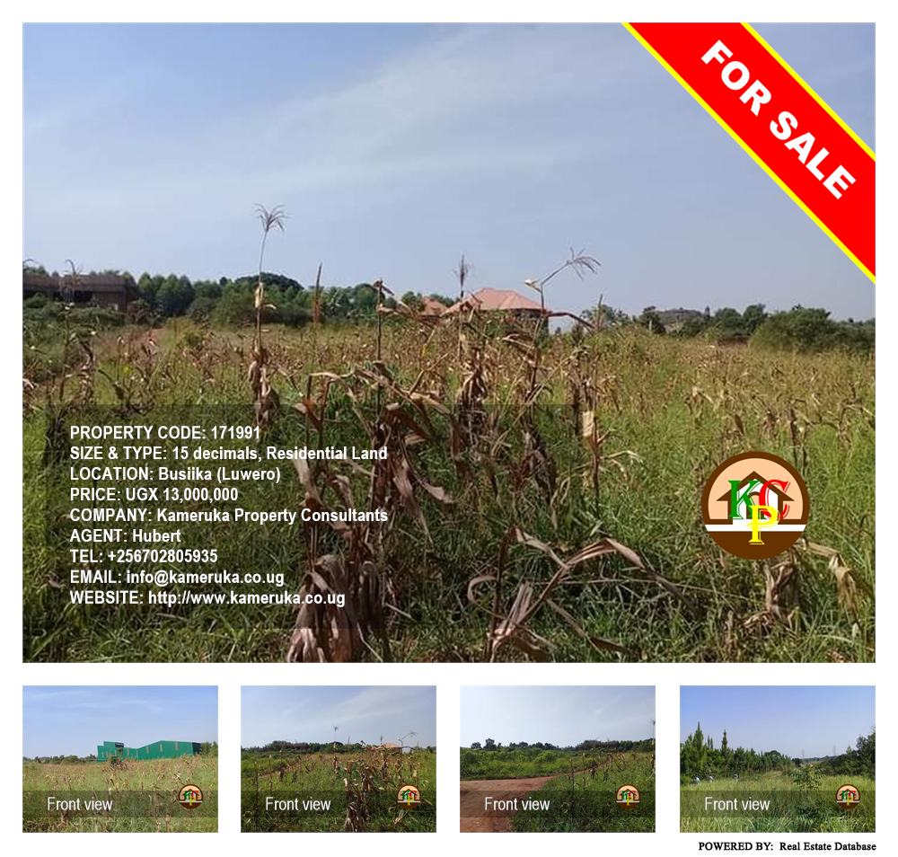 Residential Land  for sale in Busiika Luweero Uganda, code: 171991