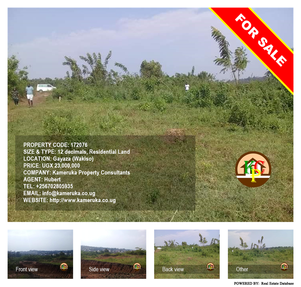 Residential Land  for sale in Gayaza Wakiso Uganda, code: 172076