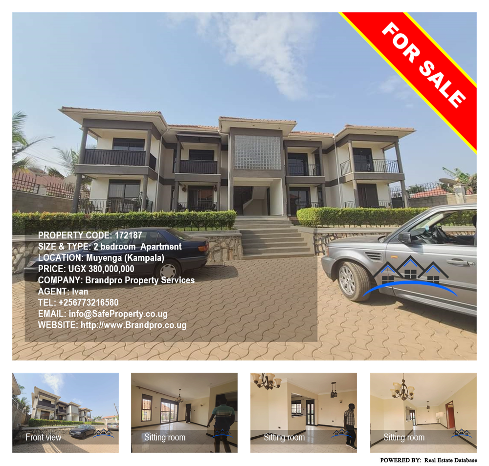 2 bedroom Apartment  for sale in Muyenga Kampala Uganda, code: 172187