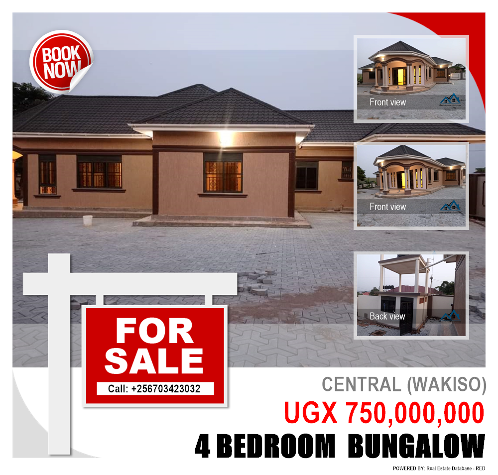 4 bedroom Bungalow  for sale in Central Wakiso Uganda, code: 172267