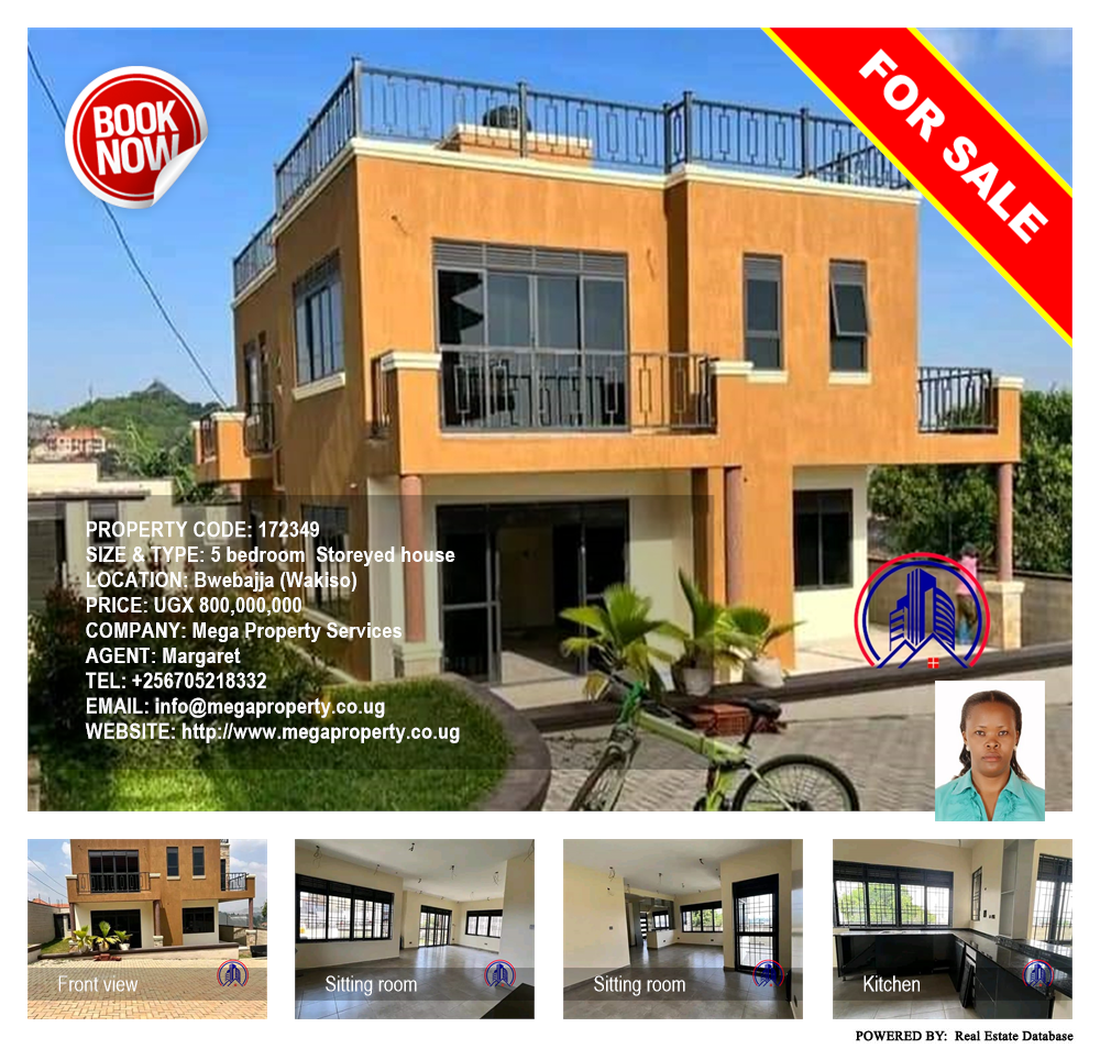 5 bedroom Storeyed house  for sale in Bwebajja Wakiso Uganda, code: 172349