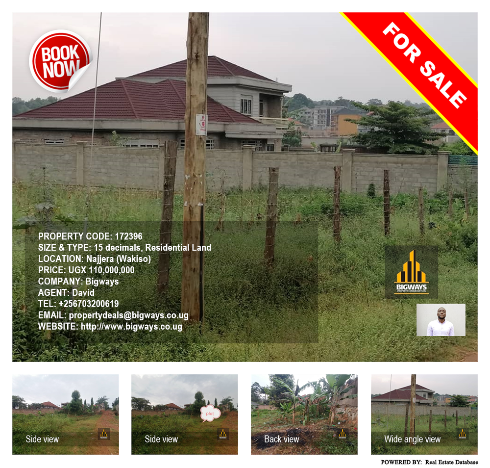 Residential Land  for sale in Najjera Wakiso Uganda, code: 172396
