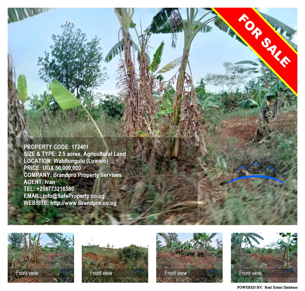 Agricultural Land  for sale in Wabitungulu Luweero Uganda, code: 172401